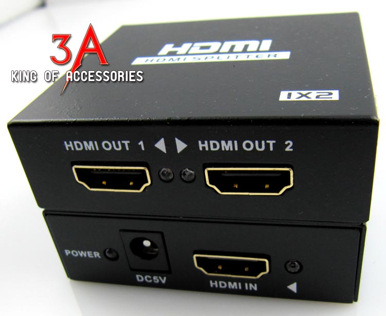 Bộ chia hdmi splitter 2 cổng chính hãng MT-VIKI