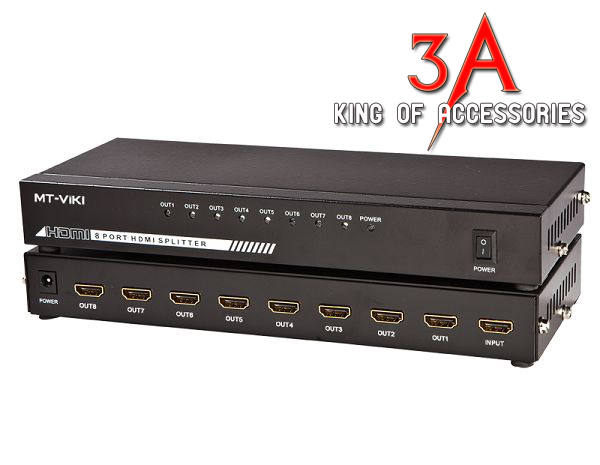 Bộ chia HDMI 8 cổng chính hãng MT-VIKI tại Hà Nội