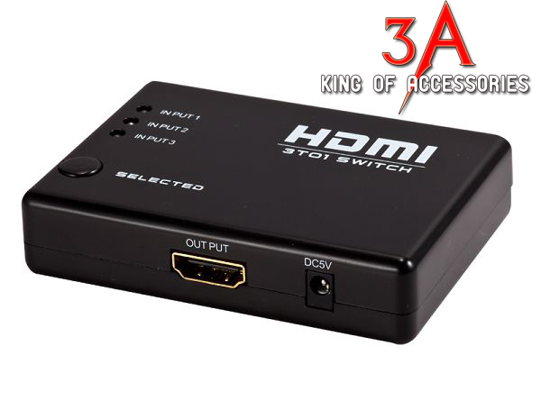 Bộ gộp HDMI 3 in 1 out chính hãng tại Hà Nội