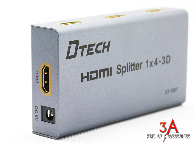 Bộ chia hdmi 1 ra 4 cổng chính hãng