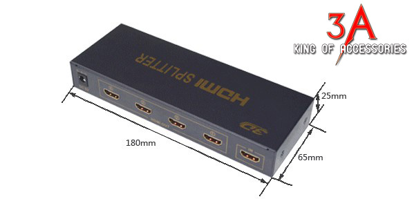 Địa chỉ bán bộ chia HDMI 1 ra 4 cổng chuẩn 1.4- 3D chính hãng uy tín tại Hà Nội