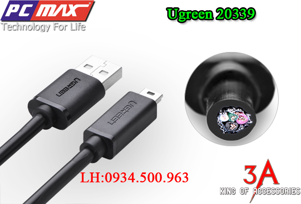 Cáp chuyển đổi USB to USB Mini Ugreen 10339 