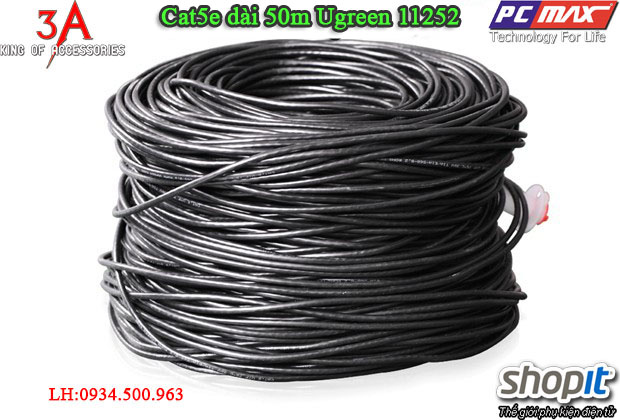  Cáp mạng Cat5e dài 50m cao cấp chính hãng Ugreen 11252