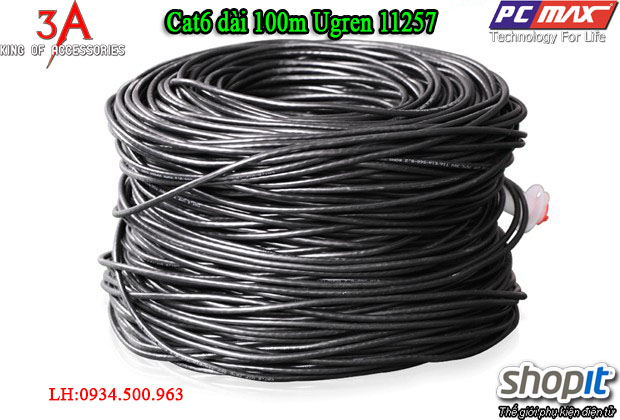  Cáp mạng Cat6 dài 100m cao cấp chính hãng Ugreen 11257