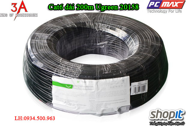  Cáp mạng Cat6 dài 200m cao cấp chính hãng Ugreen 11258