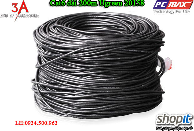  Cáp mạng Cat6 dài 200m cao cấp chính hãng Ugreen 11258