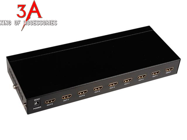 Bộ chia HDMI 1 ra 8 cao cấp chính hãng