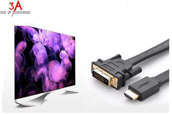 Cáp chuyển đổi HDMI to DVI dài 1,5 Hà Nội chính hãng Ugreen 30105