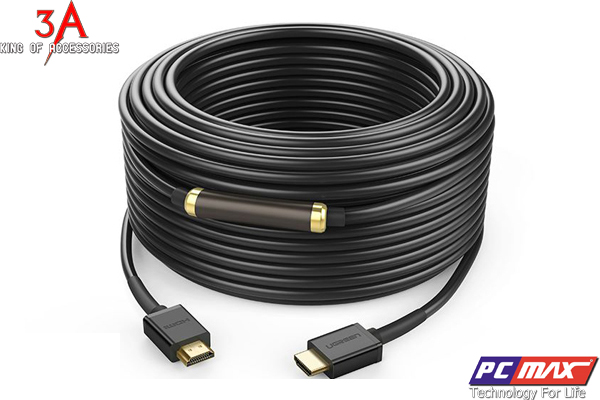 Cáp HDMI 1.4 40m Chính hãng Ugreen 40591 có chip khuếch đại