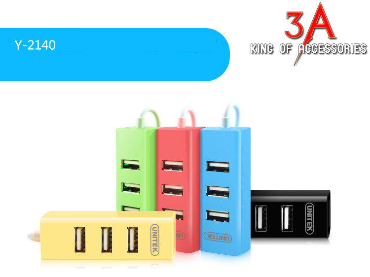 Bán Bộ chia cổng USB HUB 4 port  chính hãng UNITEK Y 2140 giá rẻ