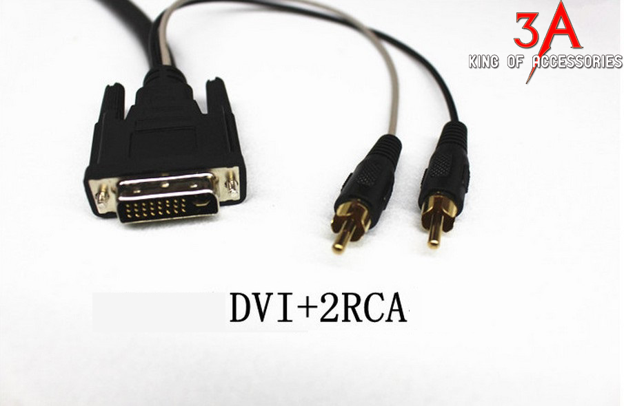 Cáp Policom DVI to Component dài 3m cao cấp chính hãng