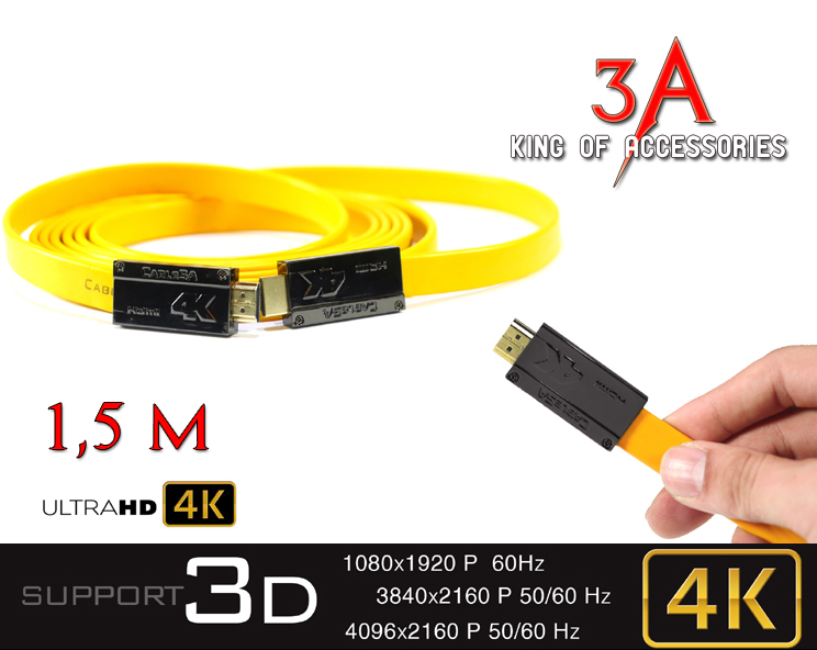 Cáp hdmi 2.0 4k Ultra HD 60Hz chính hãng chất lượng cao