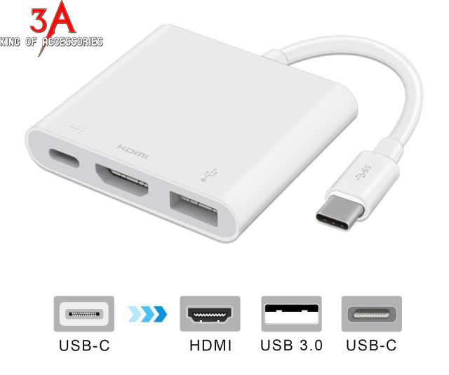 Cáp usb c sang hdmi chuẩn 3.0 cao cấp phân phối toàn quốc