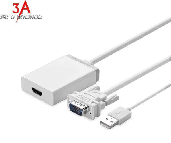 Cáp chuyển đổi vga to hdmi audio Full HD 1080p giá rẻ Hà Nội