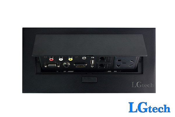Ổ điện âm tường hỗ trợ hình ảnh, RJ45, USB và MIC cao cấp LGTECH ODHVAVL2UAU
