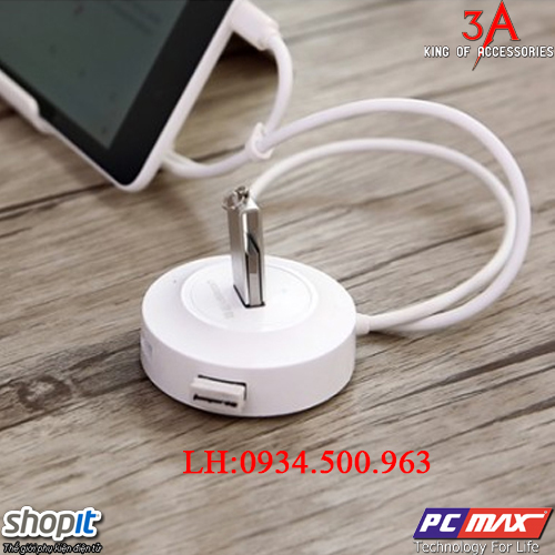  Bộ chia cổng USB 2.0 4 cổng hỗ trợ OTG chính hãng Ugreen 20276