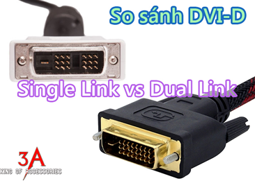 Cáp DVI-D dual link giá rẻ chính hãng tại 3A - PCMAX