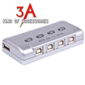 Auto Switch 4 cổng usb dùng 4 máy tính 1 máy in