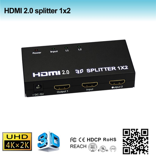 Bộ chia cổng HDMI 1 ra 2 chính hãng PCMAX PCM-SP102-v2.0
