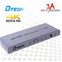 Bộ chia HDMI 1 ra 4 hỗ trợ 4K*2K chính hãng DTECH DT-7144