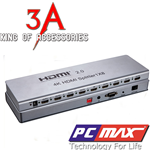 Bộ chia HDMI 1 vào 8 ra hỗ trợ 3D 1080p chính hãng PCMAX tại Hà nội