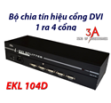 Bộ chia tín hiệu cổng DVI 1 ra 4 cổng - chính hãng EKL 104D