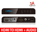 Bộ chuyển đổi HDMI TO HDMI + AUDIO cao cấp LKV323 - Lenkeng