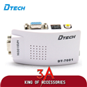 Bộ chuyển đổi tín hiệu VGA sang AV - chính hãng Dtech DT-7001