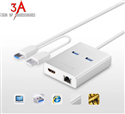 Bộ chuyển đổi USB sang HDMI, LAN kèm 2 cổng USB 3.0 Ugreen 40255