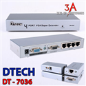 Bộ chuyển đổi VGA sang LAN 4 cổng 200M chât lượng cao DTECH DT-7036