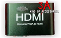 Bộ chuyển đổi VGA to HDMI có audio chính hãng EKL