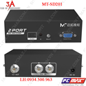Bộ gộp switch SDI 2 vào 1 ra hỗ trợ IR và 1080p lên đến 300m chính hãng MT-VIki MT-SD201
