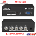 Bộ gộp switch SDI 4 vào 1 ra hỗ trợ điều khiển IR tương thích 1080p chính hãng MT-Viki MT-SD401