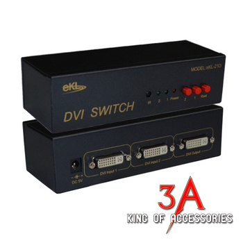 Bộ gộp tín hiệu DVI - DVI Switch 2 in 1 out EKL 21D