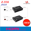 Bộ khếch đại HDMI 100m chính hãng Z-Tek ZY215