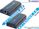 Bộ nhận HDMI Extender qua dây mạng Cat5, Cat6 Lenkeng LKV373 chính hãng