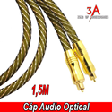Cáp âm thanh quang học Toslink A2 - Cable optical audio 1,5m