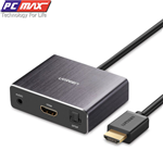 Cáp chuyển đổi HDMI to HDMI + Audio 3.5mm + cổng quang SPDIF Ugreen 40281