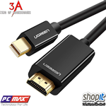 Cáp chuyển đổi MiniDisplayport to HDMI dài 3m màu đen chính hãng Ugreen 10436