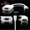 Cáp chuyển đổi tín hiệu HDMI sang VGA chính hãng ZTEK ZY053