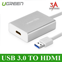 Cáp chuyển đổi USB 3.0 sang HDMI chính hãng Ugreen 40229