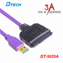 Cáp chuyển đổi USB 3.0 sang sata dùng cho ổ SSD cao cấp Dtech DT 5025A