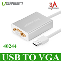 Cáp chuyển đổi USB sang VGA chính hãng Ugreen 40244