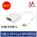 Cáp chuyển đổi  USB type C sang VGA adapter chất lượng cao tại hà nội