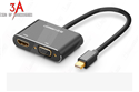 Cáp chuyển Macbook sang máy chiếu VGA, HDMI Ugreen 20422