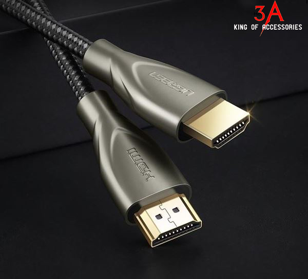 Cáp HDMI 2.0 sợi carbon dài 12m chính hãng Ugreen 50113