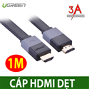 Cáp HDMI dẹt 1m cao cấp Ugreen 30108
