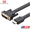 Cáp HDMI to DVI 24+1 dây dẹt 2M UGREEN 30106 chính hãng