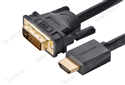 Cáp HDMI to DVI chính hãng Ugreen 10135 dài 2M chất lượng cao