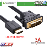 Cáp HDMI to DVI dài 10m chính hãng Ugreen 10138